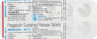 Pregadoc-M Od 75 Mg/750Mcg Tablet 10